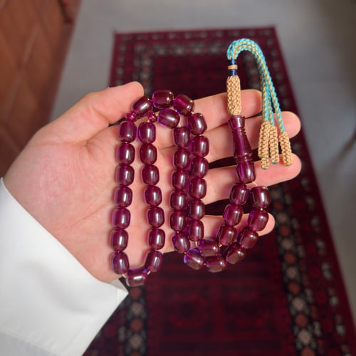مسباح زعفراني حربا بكركوشة أنيقة تفصال اجام نجد